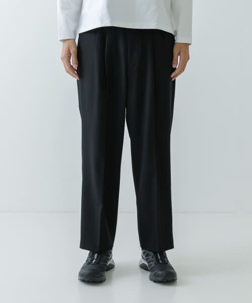 セール】 new basic ウールツイルワイドスラックス （その他