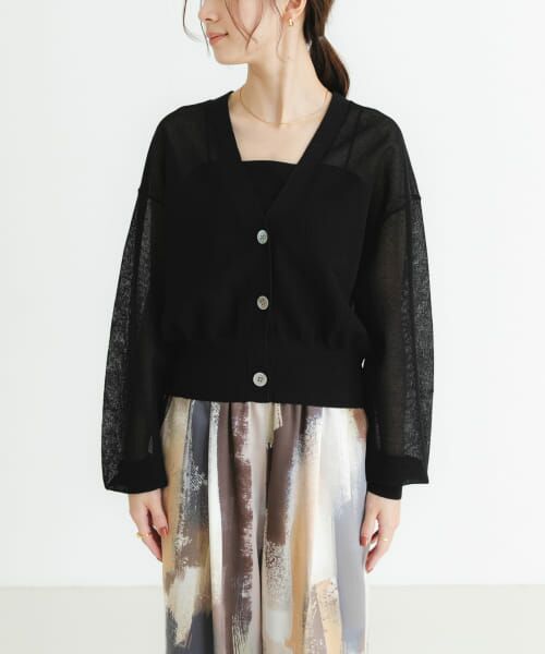 セール】 new basic リネン混スポンディッシュニット