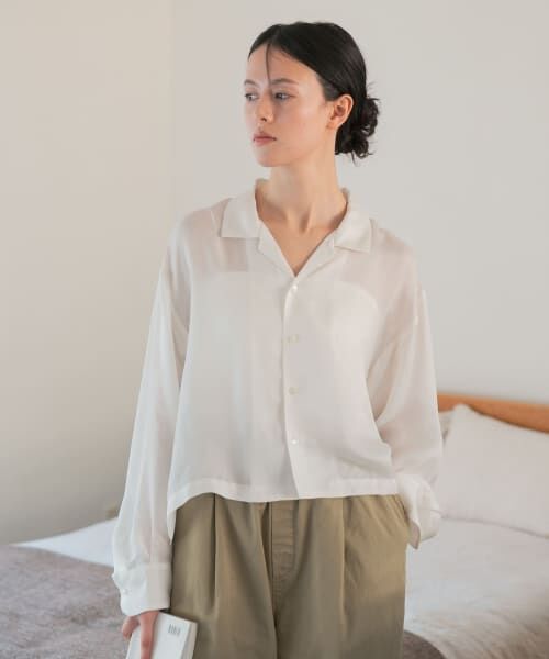 ＊＊URBAN RESEARCH / アーバンリサーチ シャツ・ブラウス | new basic　キュプラショートシャツ（OFF）