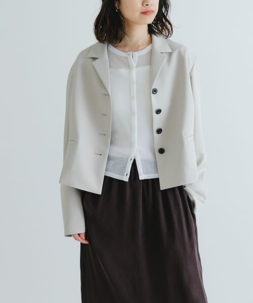 セール】 new basic ボックスショートジャケット （その他