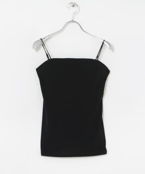 ＊＊URBAN RESEARCH / アーバンリサーチ キャミソール・チューブトップ | アセテートカップ付きキャミソール（BLACK）