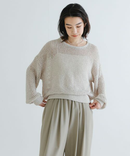 期間限定値下★TV衣装★　ITEMS URBANRESEARCH　モチモチニット 洗濯可』モチモチVネックニット(FREE GRN): トップス｜URBAN
