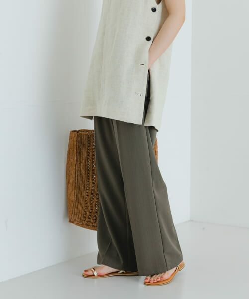 **URBAN RESEARCH / アーバンリサーチ その他パンツ | 『3サイズ展開』『イージーケア』ストレッチタックスラックス(KHAKI)