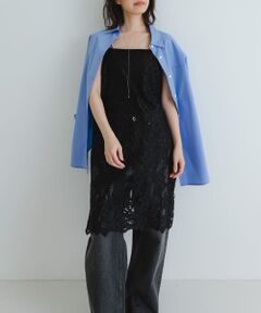 インドレースベアキャミワンピース