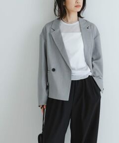 『UVカット/吸水速乾/イージーケア』『UR TECH DRYLUXE』ツイードジャケット