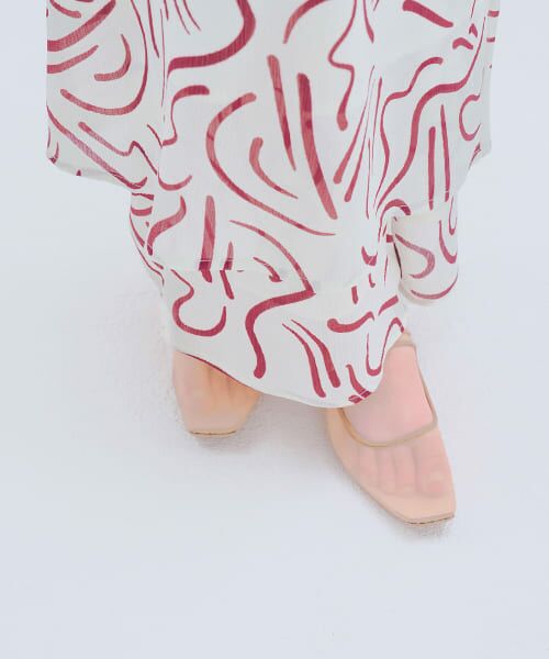 ＊＊URBAN RESEARCH / アーバンリサーチ パンプス | シアーメリージェーンフラットシューズ（BEIGE）