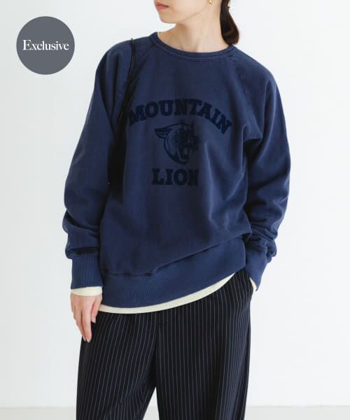 ＊＊URBAN RESEARCH / アーバンリサーチ スウェット | 『別注』Mixta×URBAN RESEARCH　MOUNTAIN LION（N OCEAN）