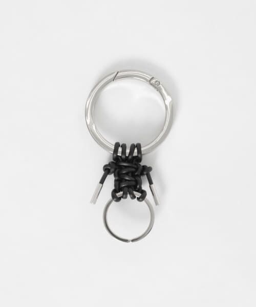 ＊＊URBAN RESEARCH / アーバンリサーチ キーホルダー・ストラップ | 『一部別注カラー』ITTI　CRISTY KNOTMAN RING（BLACK）