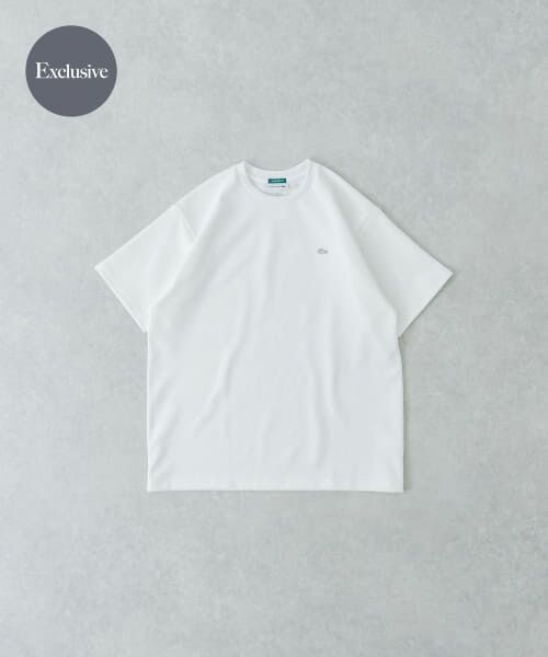 ＊＊URBAN RESEARCH / アーバンリサーチ Tシャツ | 『別注』LACOSTE×UR　Functional Pique T-shirts（70V FARINE）