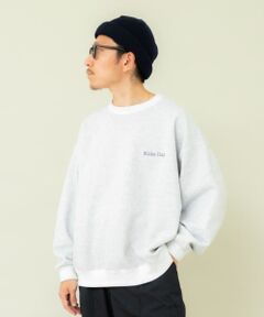 SUPER WIDE SWEAT CREW-NECK