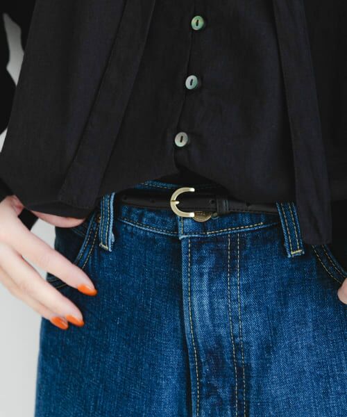 ＊＊URBAN RESEARCH / アーバンリサーチ ベルト・サスペンダー | 13mm ナロークラシックベルト（BALCK）