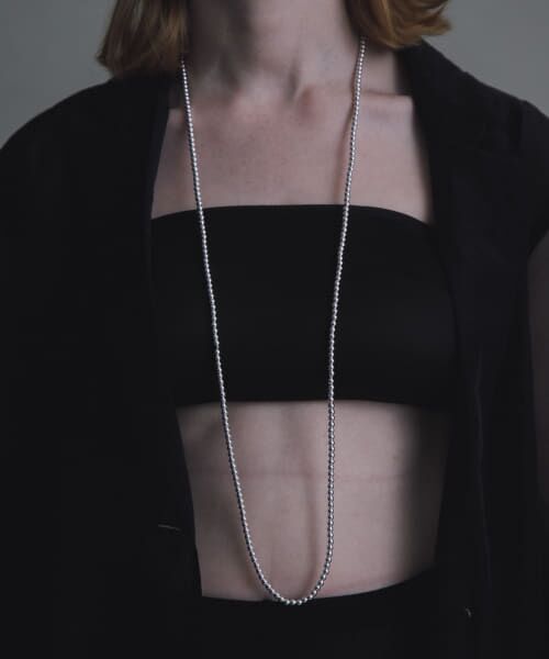 decor『デコール』 Hematite4mmBallnecklace （ネックレス