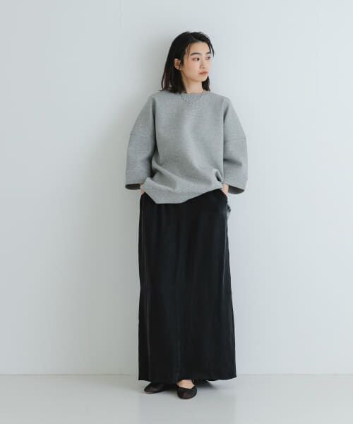 セール】 『2サイズ展開』キュプラサテンストレートスカート
