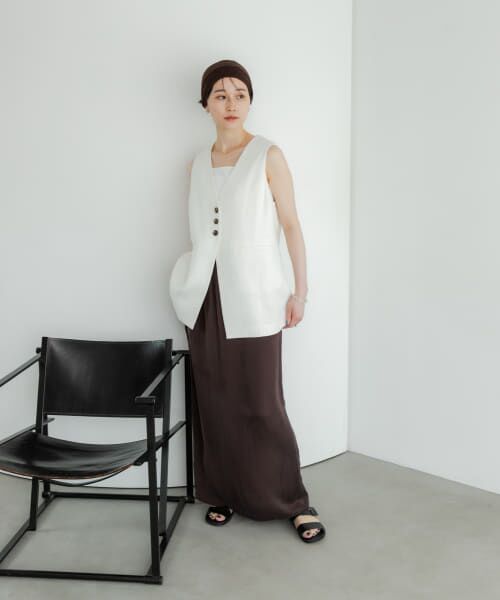 新品タグ付き　かぐれ　『2サイズ展開』キュプラスカート　アーバンリサーチドアーズ 2サイズ展開』キュプラスカート(0 BLACK): スカート｜URBAN