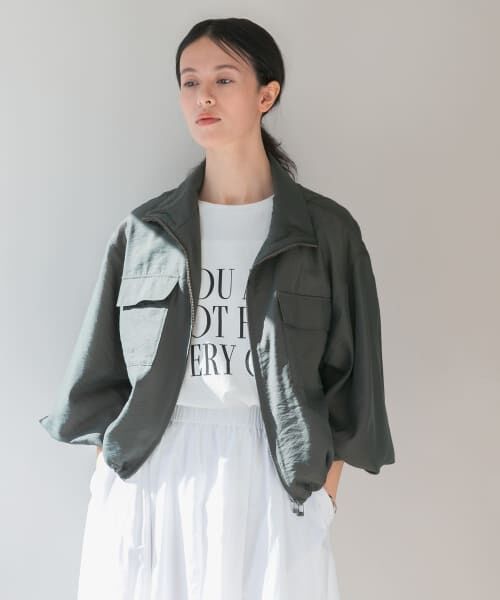 ＊＊URBAN RESEARCH / アーバンリサーチ ブルゾン | シアージップブルゾン（KHAKI）