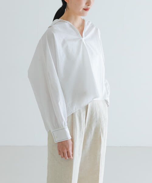 ＊＊URBAN RESEARCH / アーバンリサーチ シャツ・ブラウス | TICCA　ハーブスキッパーシャツ（WHITE）