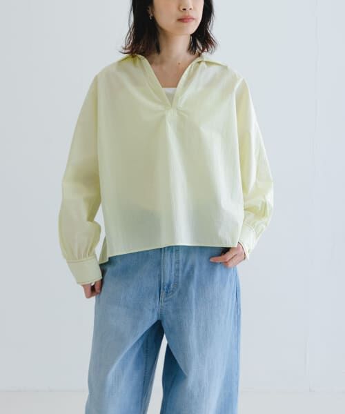 ＊＊URBAN RESEARCH / アーバンリサーチ シャツ・ブラウス | TICCA　ハーブスキッパーシャツ（LIME）