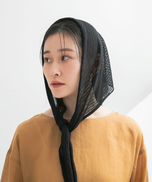 ＊＊URBAN RESEARCH / アーバンリサーチ バンダナ・スカーフ | THROW　NAYA（BLACK）