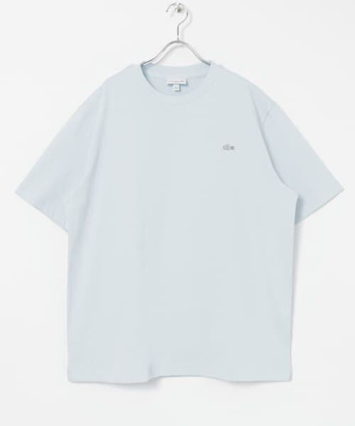 ＊＊URBAN RESEARCH / アーバンリサーチ Tシャツ | LACOSTE　アウトラインクロッククルーネックTシャツ（T01 SAX）