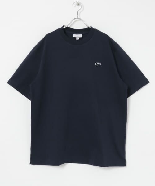 ＊＊URBAN RESEARCH / アーバンリサーチ Tシャツ | LACOSTE　アウトラインクロッククルーネックTシャツ（166 NAVY）