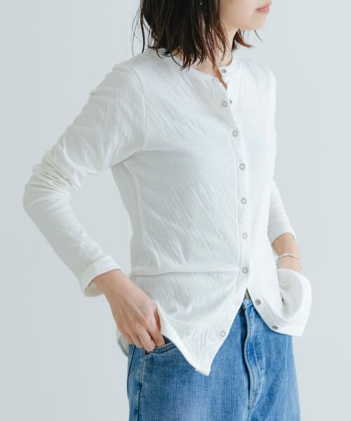 ＊＊URBAN RESEARCH / アーバンリサーチ カーディガン・ボレロ | 『MADE IN JAPAN』セッケツクルーネックカーディガン（OFF）