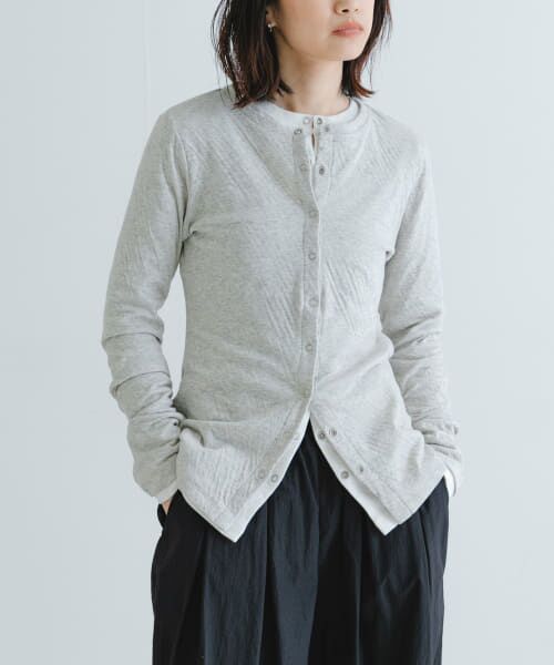 ＊＊URBAN RESEARCH / アーバンリサーチ カーディガン・ボレロ | 『MADE IN JAPAN』セッケツクルーネックカーディガン（TOP GRAY）