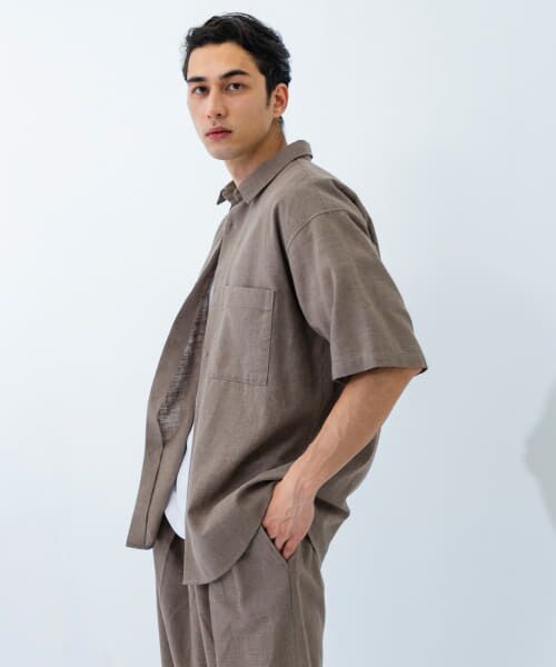 リネンシャツ リネンシャツ ZW COLLECTION - インディゴブルー | ZARA Japan