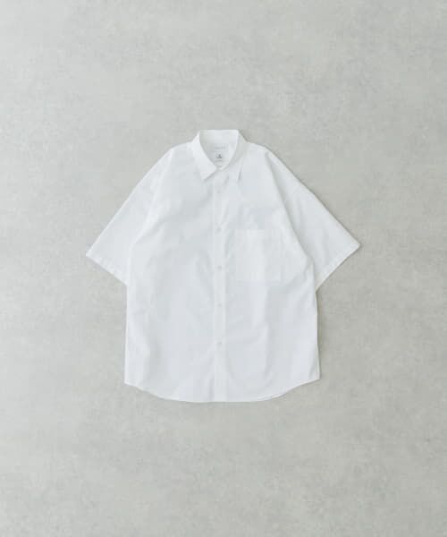 トップス THOMAS MASON SHORT-SLEEVE OVER SHIRTS Thomas Mason] Prime-Over Short Sleeve Shirt