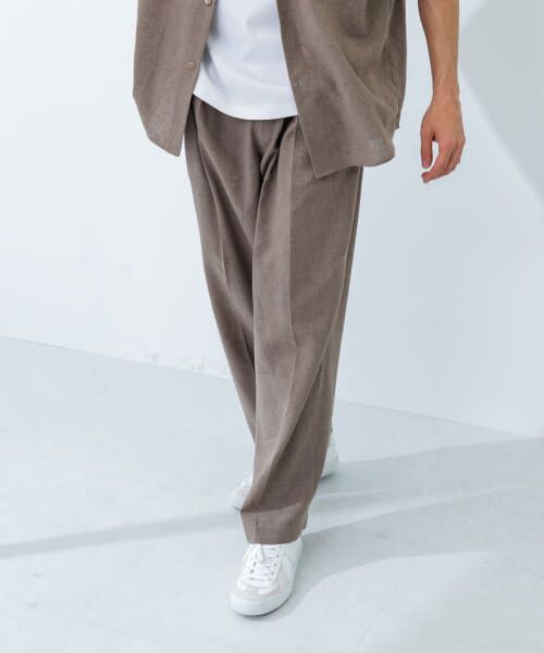 セール】 LINEN PIN HEAD TUCK PANTS （その他パンツ