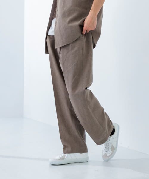 セール】 LINEN PIN HEAD TUCK PANTS （その他パンツ