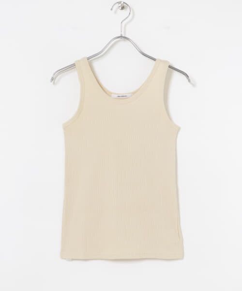 ＊＊URBAN RESEARCH / アーバンリサーチ タンクトップ | 『MADE IN JAPAN』ソフトテレコタンクトップ（L.BEIGE）