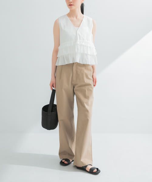 【新品】URBAN RESEARCH　ブラウス セール】 ウォッシャブルハイネックレースブラウス （シャツ