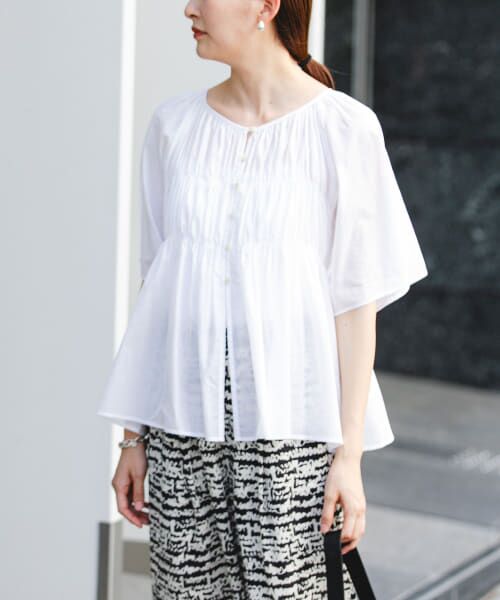 ＊＊URBAN RESEARCH / アーバンリサーチ シャツ・ブラウス | コットンボイルシャーリングブラウス（OFF）