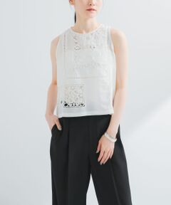 パッチワークレーストップス