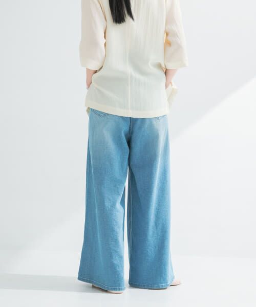 麻デニムパンツ　白　L 麻のデニムパンツ｜工芸・暮らし・贈りもの｜中川政七商店