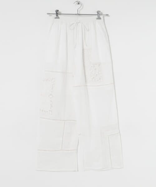 【新品未使用】アーギュ argue バフィーパンツ ホワイト Washable High Function Jersey Easy Pants(44 LIGHT GREY): THE