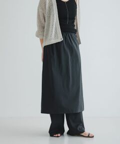 シアーミディレイヤードスカート