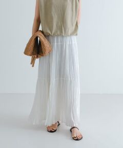 ワッシャープリーツイージースカート