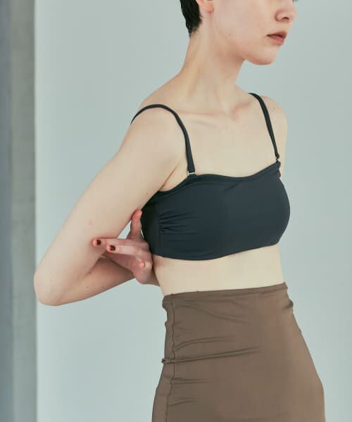 ＊＊URBAN RESEARCH / アーバンリサーチ 水着・スイムグッズ | 『2サイズ展開』『UVカット』Swim URBAN RESEARCH　スイム2WAYブラ（CHARCOAL）