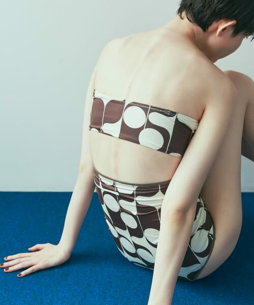 ＊＊URBAN RESEARCH / アーバンリサーチ 水着・スイムグッズ | 『2サイズ展開』『UVカット』Swim URBAN RESEARCH　スイム2WAYブラ（BROWN）