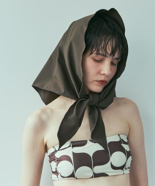 ＊＊URBAN RESEARCH / アーバンリサーチ 水着・スイムグッズ | 『UVカット』Swim URBAN RESEARCH　スイムサンカクスカーフ（BROWN）