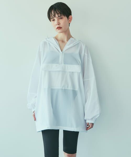 ＊＊URBAN RESEARCH / アーバンリサーチ 水着・スイムグッズ | 『UVカット』Swim URBAN RESEARCH　スイムアノラックパーカー（WHITE）