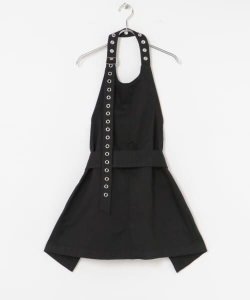＊＊URBAN RESEARCH / アーバンリサーチ ベスト | crinkle crinkle crinkle　holder neck vest（BLACK）