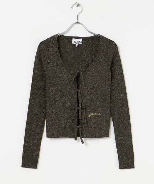 GANNI ダークグレー ニット セーター 楽天市場】GANNI ガニー ニット Graphic Wool Mix Cherry Tiger