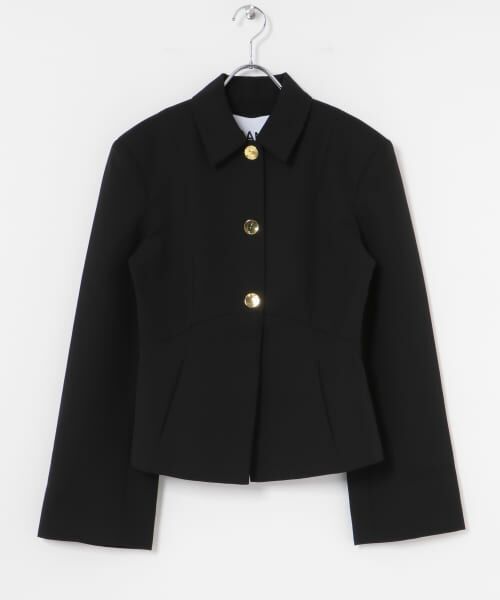 ＊＊URBAN RESEARCH / アーバンリサーチ その他アウター | GANNI　Light Twill SuitingBlazer（Black）