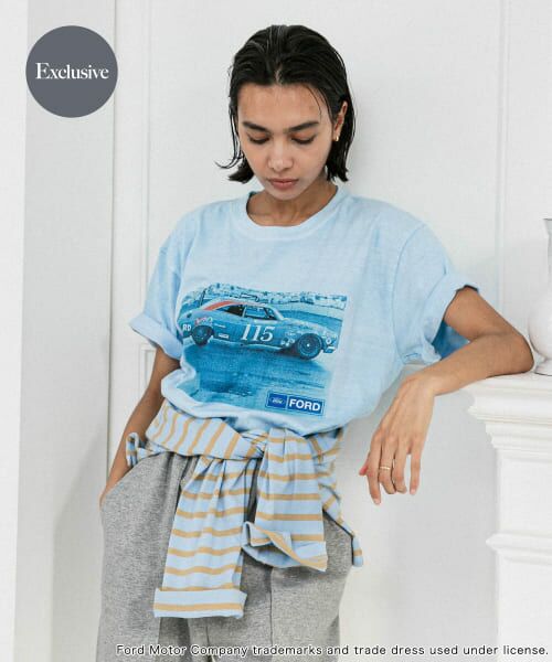 ＊＊URBAN RESEARCH / アーバンリサーチ Tシャツ | 『別注』GOOD ROCK SPEED×URBAN RESEARCH　FORD T-SHIRTS（LT BLUE）