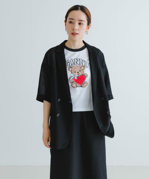 GANNI BEAR Tシャツ 半袖 tshirt-2-1-8229a.jpg?fit=max&w