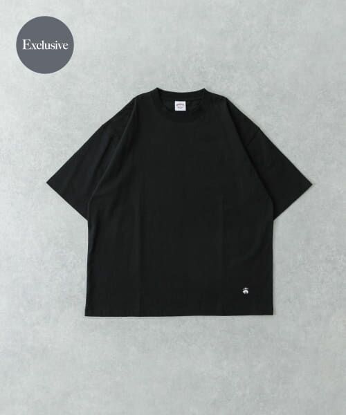 ＊＊URBAN RESEARCH / アーバンリサーチ Tシャツ | 『別注』BROOKS BROTHERS×UR　GF LOGO S/S T-SHIRTS（BLACK）
