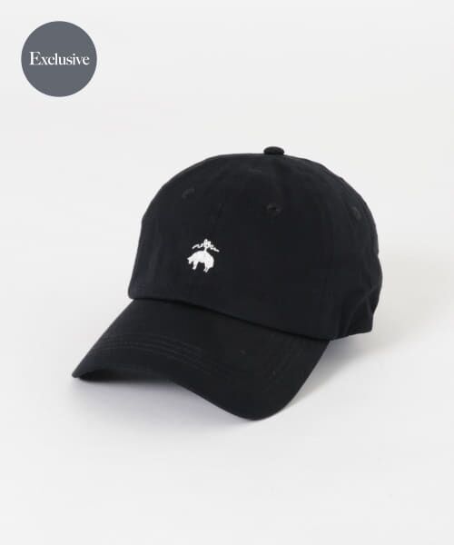 Brook tag cap ブルック　キャップ　ブラック　黒 Brook tag cap ブルック キャップ ブラック 黒