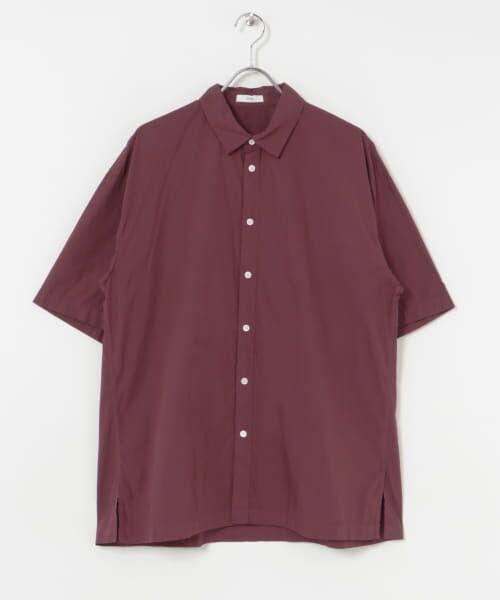 ATON COTTON LAWN OS SHORT-SLEEVE SHIRTS （シャツ・ブラウス